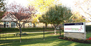 Orchard Terrace Care Centre entrance