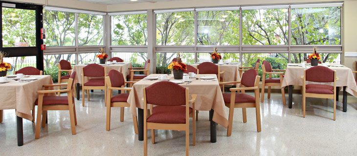 Orchard Terrace Care Centre dining room
